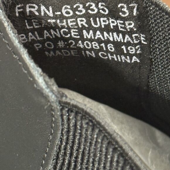 Alegria Womens slip resistant Frankie Asphalt black Boot size 37 classic style - Picture 12 of 16